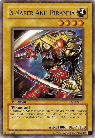 X-Saber Anu Piranha [5DS2-EN004] Common - Doe's Cards