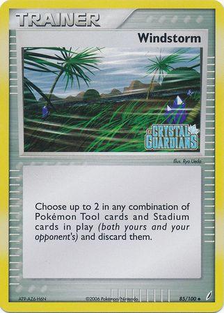 Windstorm (85/100) (Stamped) [EX: Crystal Guardians] - Doe's Cards