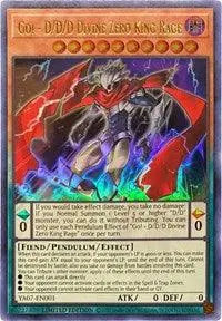 Go! - D/D/D Divine Zero King Rage [YA07-EN001] Ultra Rare - Doe's Cards