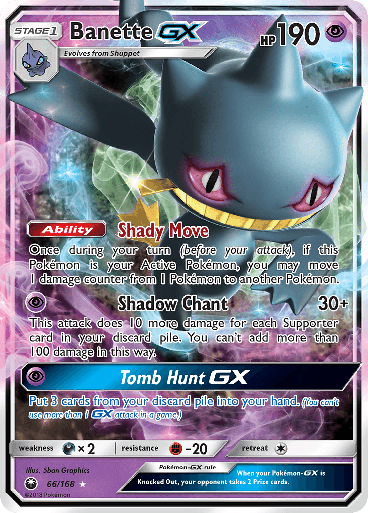 Banette GX (66/168) [Sun & Moon: Celestial Storm] - Doe's Cards