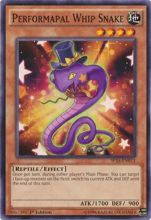 Performapal Whip Snake [SP15-EN013] Common - Doe's Cards