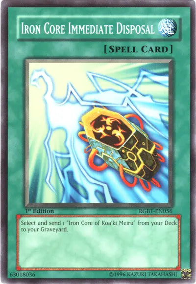Iron Core Immediate Disposal [RGBT-EN056] Common - Doe's Cards