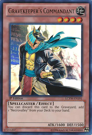Gravekeeper's Commandant [LCYW-EN191] Ultra Rare - Doe's Cards