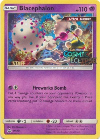 Blacephalon (SM221) (Staff Prerelease Promo) [Sun & Moon: Black Star Promos] - Doe's Cards