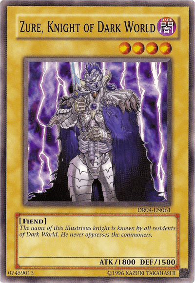 Zure, Knight of Dark World [DR04-EN061] Common - Doe's Cards