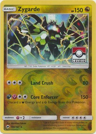 Zygarde (100/147) (League Promo) [Sun & Moon: Burning Shadows] - Doe's Cards