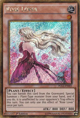 Rose Lover [PGL2-EN003] Gold Secret Rare - Doe's Cards