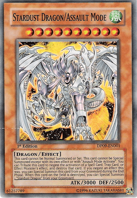 Stardust Dragon/Assault Mode [DP09-EN001] Super Rare - Doe's Cards