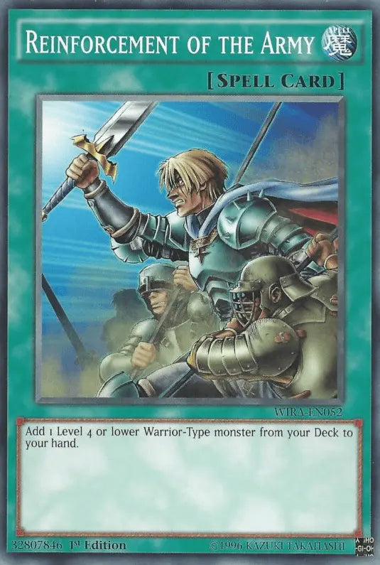 Reinforcement of the Army [WIRA-EN052] Common - Doe's Cards