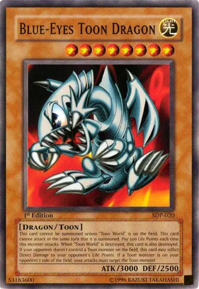 Blue-Eyes Toon Dragon [SDP-020] Common - Doe's Cards