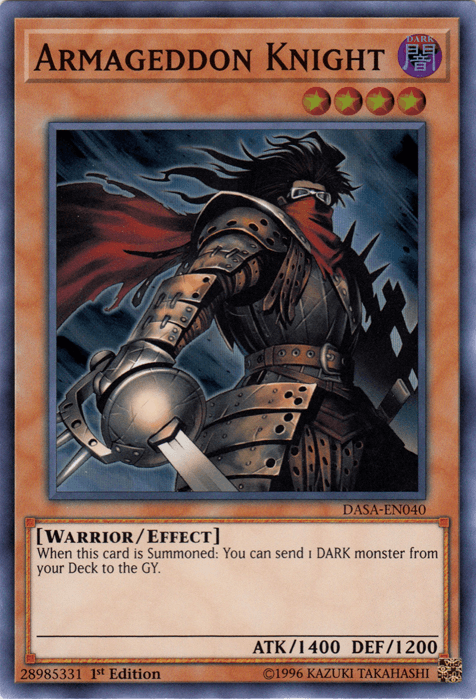 Armageddon Knight [DASA-EN040] Super Rare - Doe's Cards