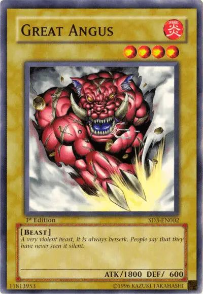 Great Angus [SD3-EN002] Common - Doe's Cards