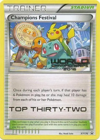 Champions Festival 2016 Top Thirty Two (XY176) [XY: Black Star Promos] - Doe's Cards