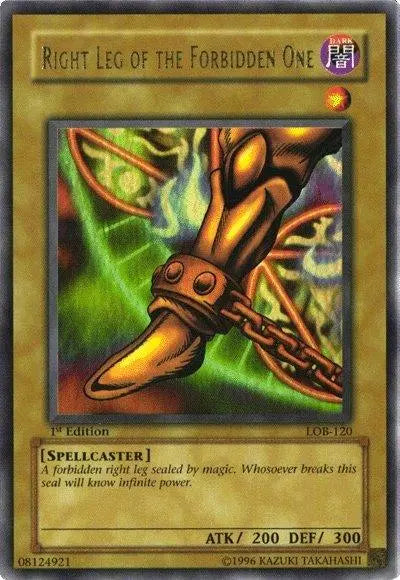 Right Leg of the Forbidden One [LOB-120] Ultra Rare - Doe's Cards