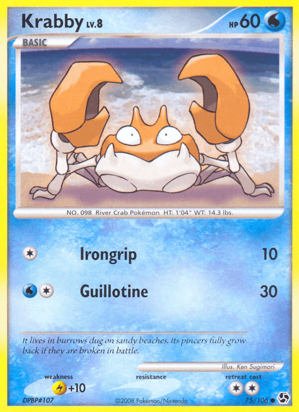 Krabby (75/106) [Diamond & Pearl: Great Encounters] - Doe's Cards