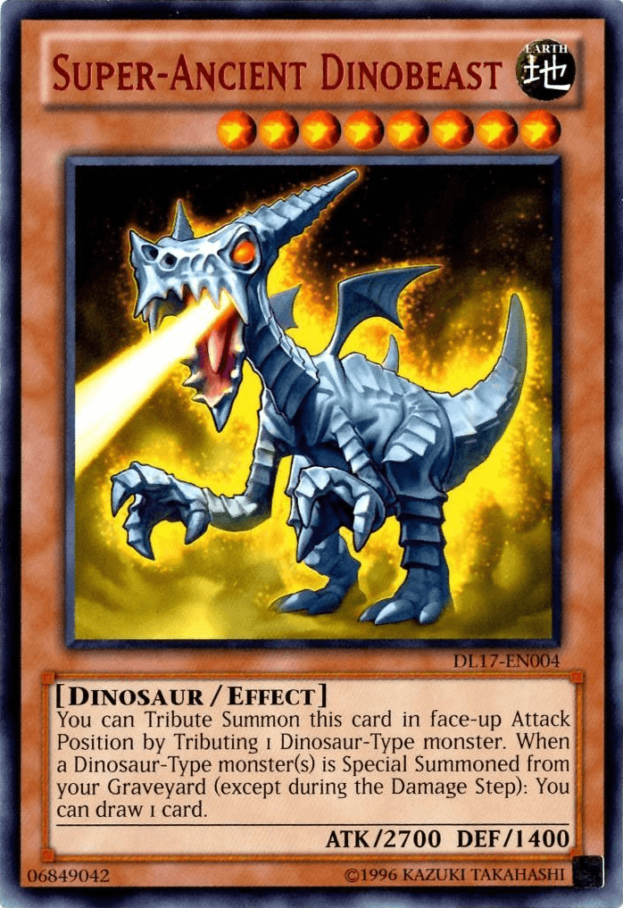 Super-Ancient Dinobeast (Red) [DL17-EN004] Rare - Doe's Cards