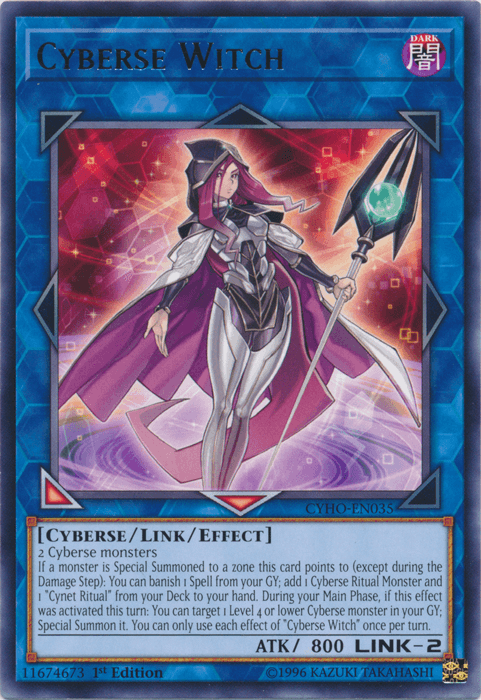 Cyberse Witch [CYHO-EN035] Rare - Doe's Cards