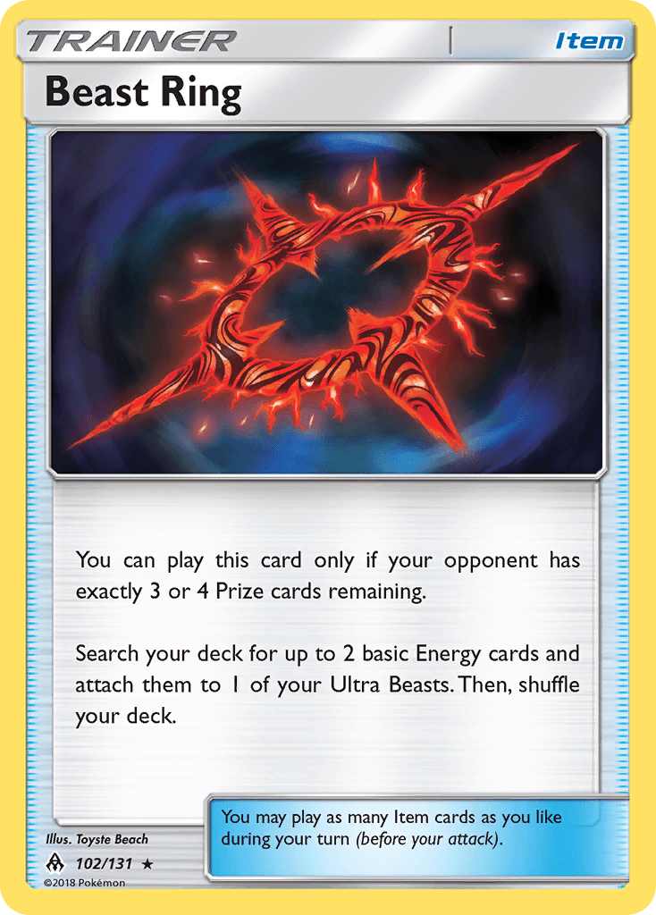 Beast Ring (102/131) [Sun & Moon: Forbidden Light] - Doe's Cards