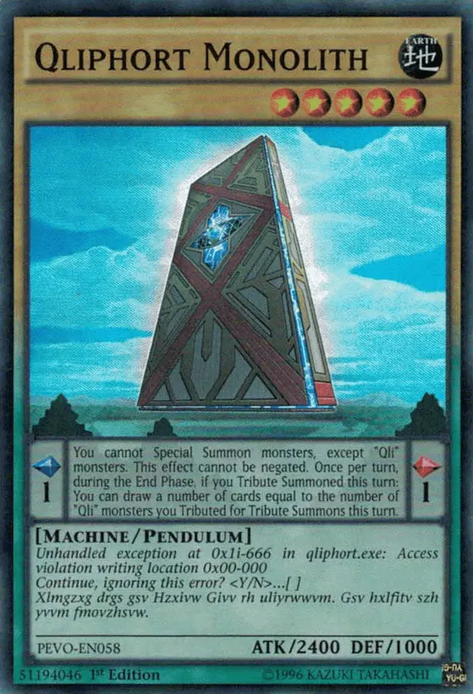 Qliphort Monolith [PEVO-EN058] Super Rare - Doe's Cards