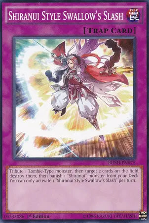 Shiranui Style Swallow's Slash [BOSH-EN075] Common - Doe's Cards