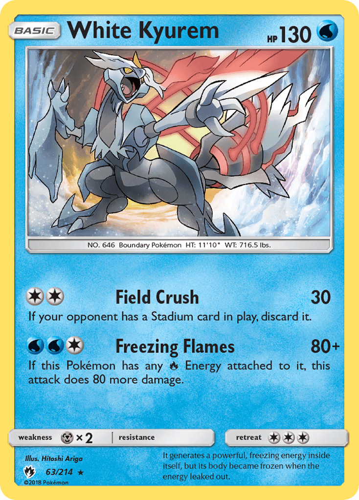 White Kyurem (63/214) [Sun & Moon: Lost Thunder] - Doe's Cards