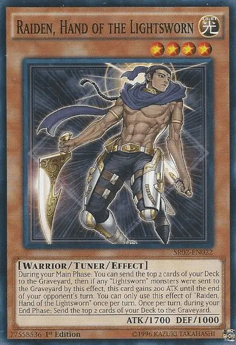 Raiden, Hand of the Lightsworn [SR02-EN022] Common - Doe's Cards