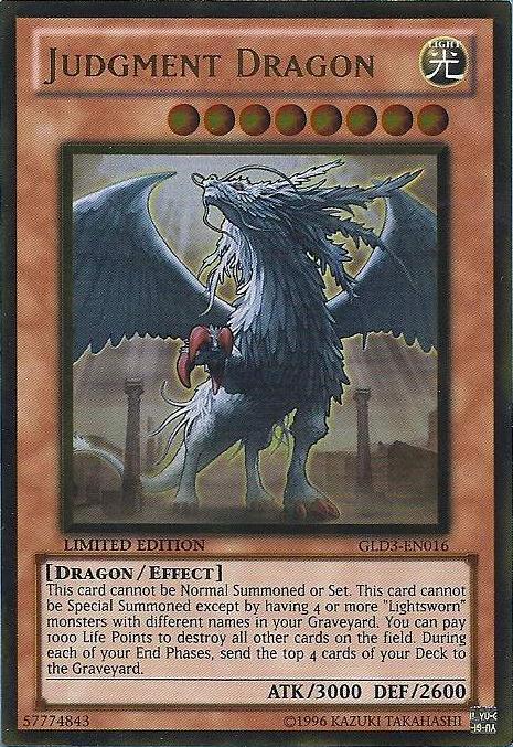 Judgment Dragon [GLD3-EN016] Gold Rare - Doe's Cards