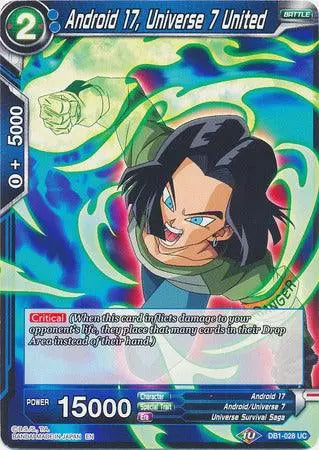 Android 17, Universe 7 United (DB1-028) [Dragon Brawl] - Doe's Cards