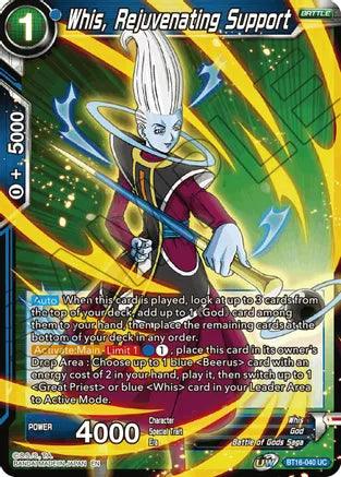 Whis, Rejuvenating Support (BT16-040) [Realm of the Gods] - Doe's Cards