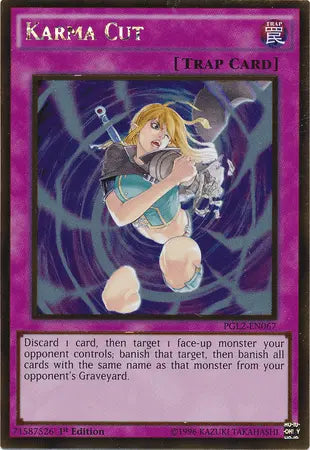 Karma Cut [PGL2-EN067] Gold Rare - Doe's Cards