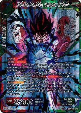 Kaio-Ken Son Goku, Defender of Earth (SPR) (BT7-111) [Assault of the Saiyans] - Doe's Cards