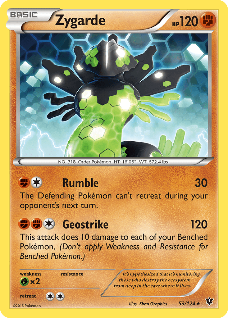 Zygarde (53/124) [XY: Fates Collide] - Doe's Cards