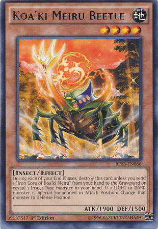 Koa'ki Meiru Beetle [BP03-EN066] Rare - Doe's Cards