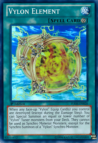 Vylon Element [HA06-EN026] Super Rare - Doe's Cards