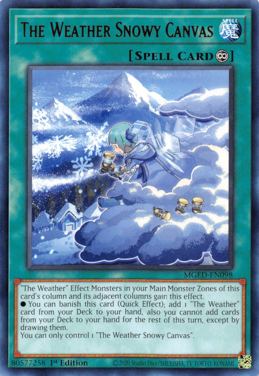 The Weather Snowy Canvas [MGED-EN098] Rare - Doe's Cards