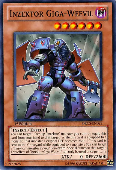 Inzektor Giga-Weevil [ORCS-EN022] Common - Doe's Cards