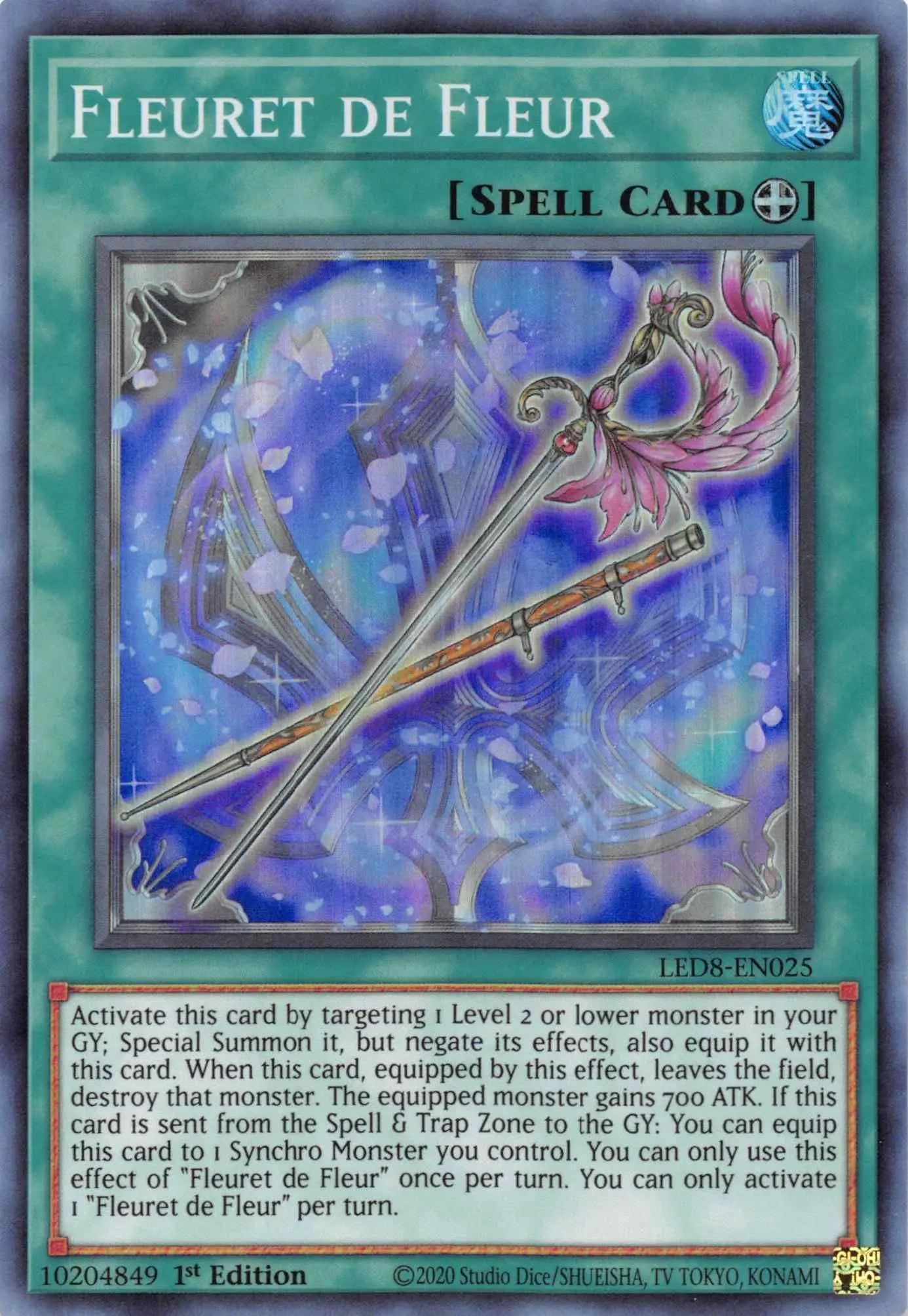 Fleuret de Fleur [LED8-EN025] Super Rare - Doe's Cards