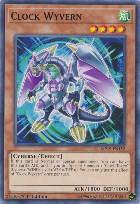 Clock Wyvern [MP19-EN152] Common - Doe's Cards