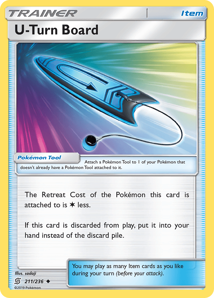 U-Turn Board (211/236) [Sun & Moon: Unified Minds] - Doe's Cards