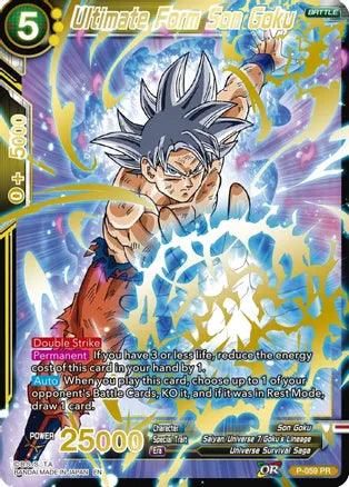 Ultimate Form Son Goku (Gold Stamped) (P-059) [Mythic Booster] - Doe's Cards