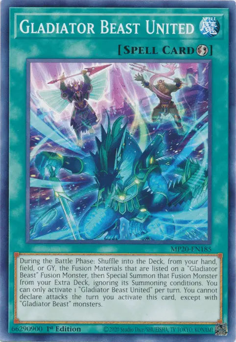 Gladiator Beast United [MP20-EN185] Common - Doe's Cards