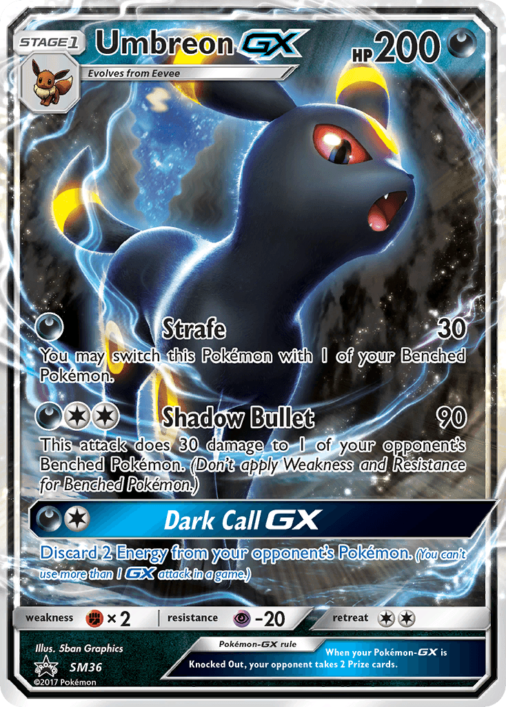 Umbreon GX (SM36) [Sun & Moon: Black Star Promos] - Doe's Cards