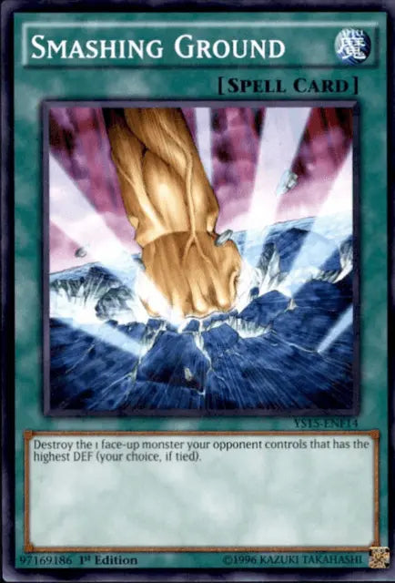 Smashing Ground [YS15-ENF14] Shatterfoil Rare - Doe's Cards