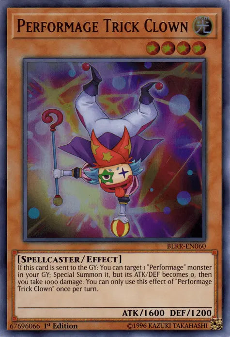 Performage Trick Clown [BLRR-EN060] Ultra Rare - Doe's Cards
