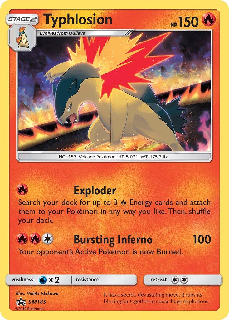 Typhlosion (SM185) [Sun & Moon: Black Star Promos] - Doe's Cards