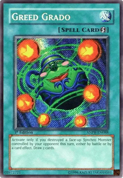 Greed Grado [ANPR-EN088] Secret Rare - Doe's Cards