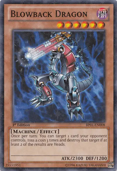 Blowback Dragon [BP01-EN008] Starfoil Rare - Doe's Cards