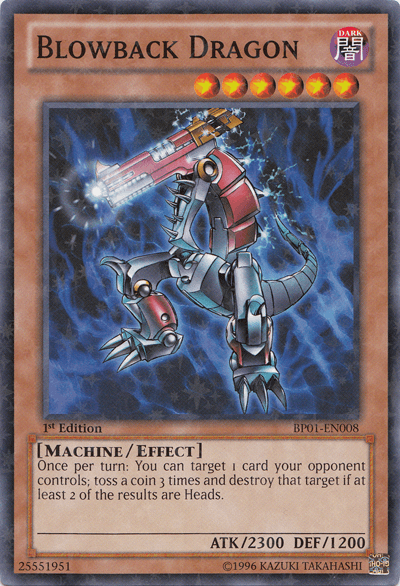 Blowback Dragon [BP01-EN008] Starfoil Rare - Doe's Cards