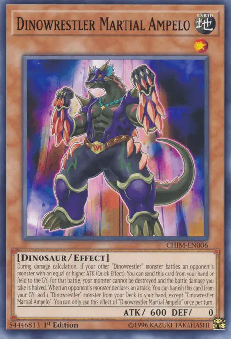 Dinowrestler Martial Ampelo [CHIM-EN006] Common - Doe's Cards