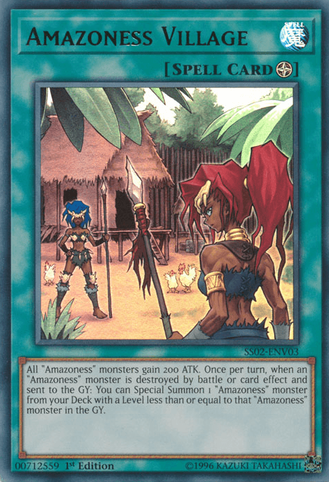 Amazoness Village [SS02-ENV03] Ultra Rare - Doe's Cards